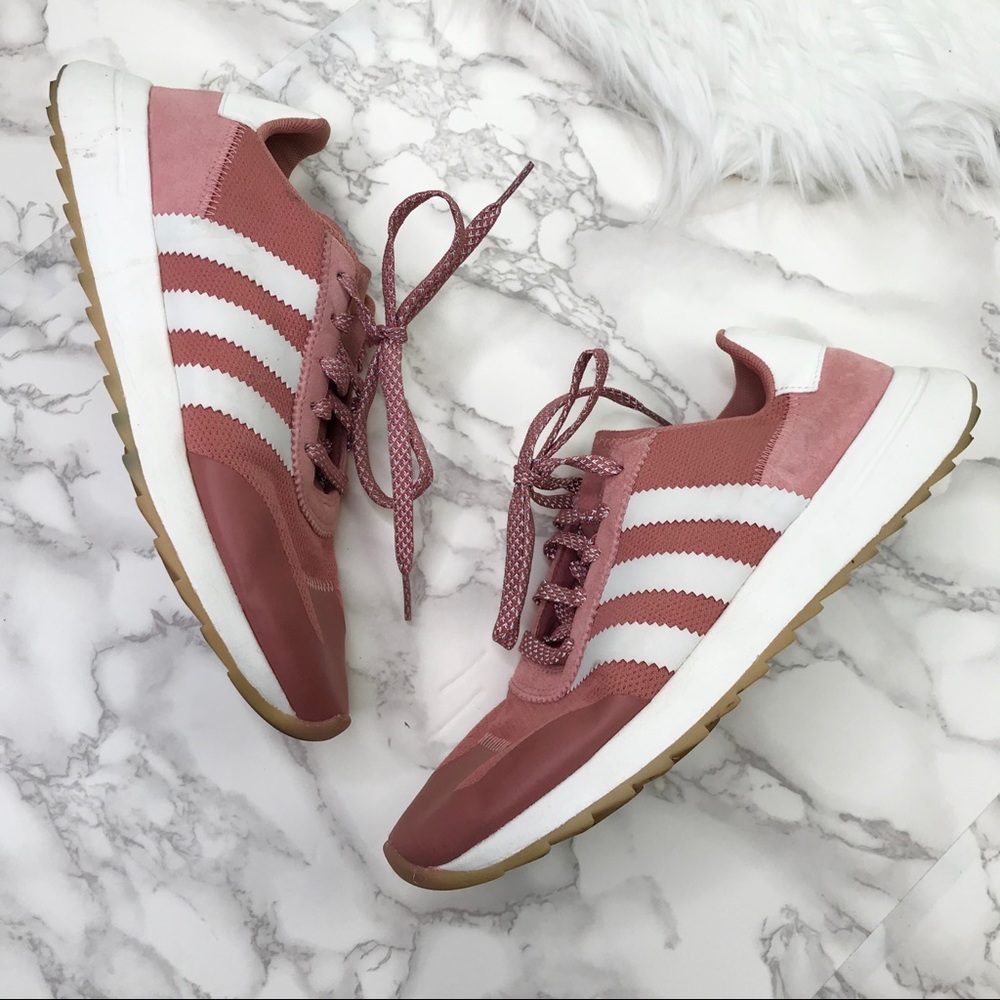 Adidas Salmon Sneakers size 8